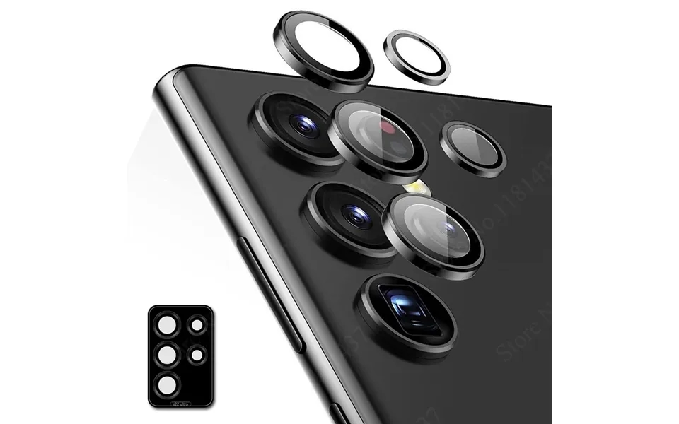 For Samsung Galaxy S22 Ultra Camera Lens Protector Aluminum Alloy Metal Tempered Glass Camera Film For S22ultra S22 Acce
