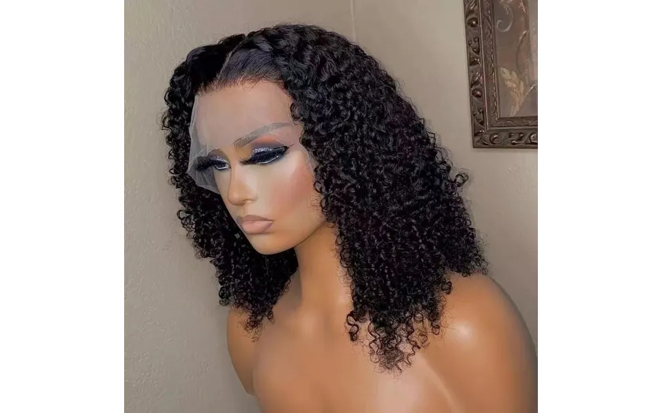 Front Lace Wig Lace Headgear Ladies Small Curly Wig High Temperature Silk Chemical Fiber Long Curly Hair Wig Found Goods