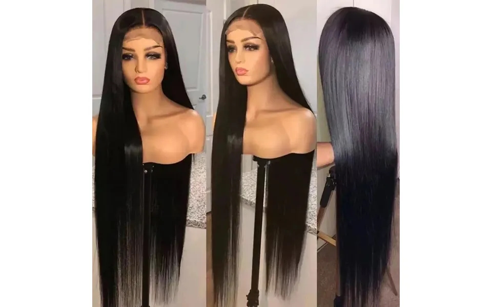 Front Lace Wig Ladies Long Hair Air Bangs Lace Long Straight Hair Chemical Fiber Wig Headgear Delivery