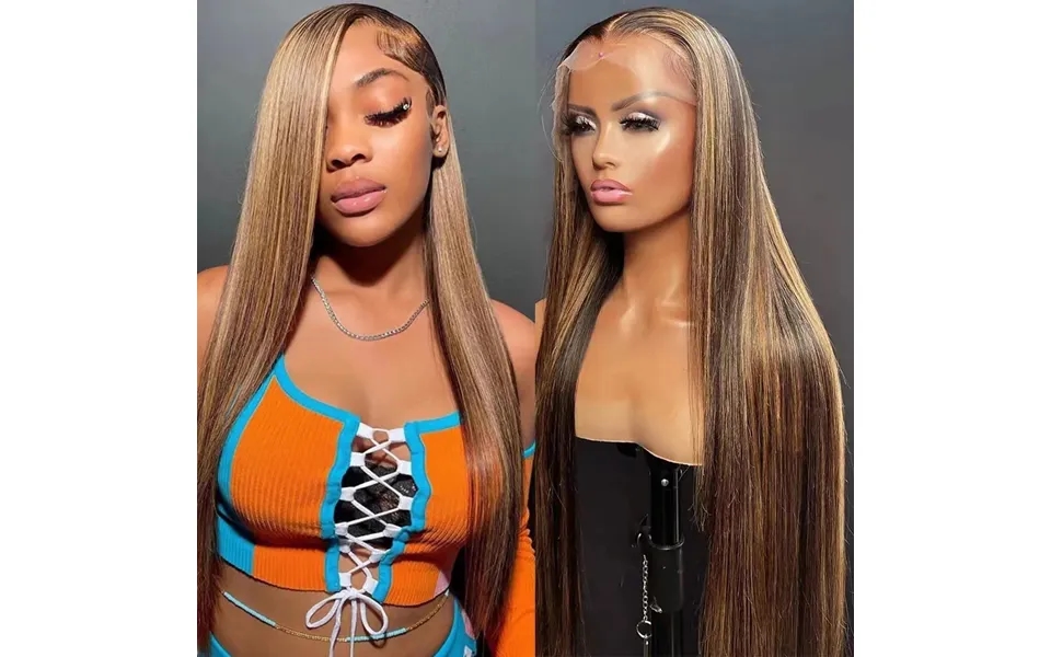 Front Lace Wig Ladies Wig Long Straight Hair Chemical Fiber Headgear Explosive Wig Headgear Found Goods