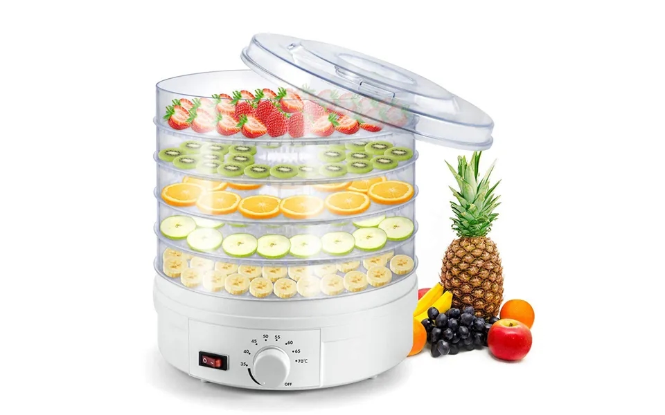 Fruit Dryer Vegetables Herb Meat Drying Machine Household Food Dehydrator Pet Meat Dehydrated Snacks Air Dryer With 5 Tr