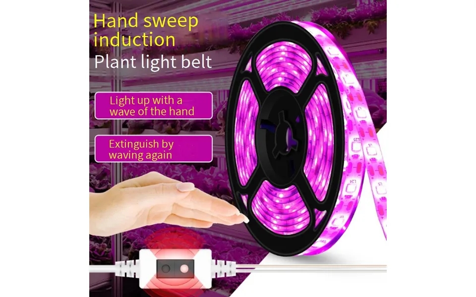 Full Spectrum Usb Led Grow Light Strip With Touch & Wave Sensing - 5v Plant Growth Light For Indoor Plants