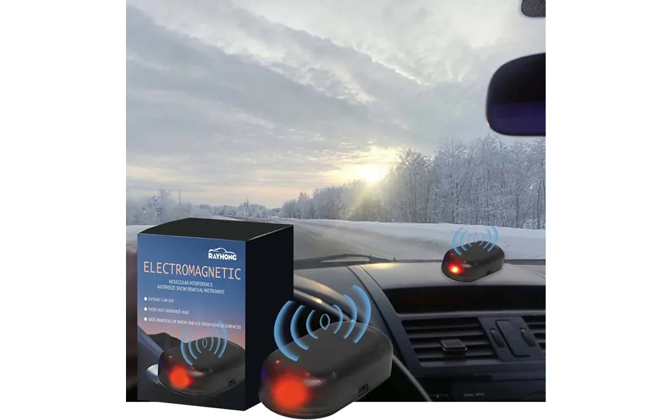 Glass Deicer For Car Snow Removal Tools Quick Portable Mini Deicer