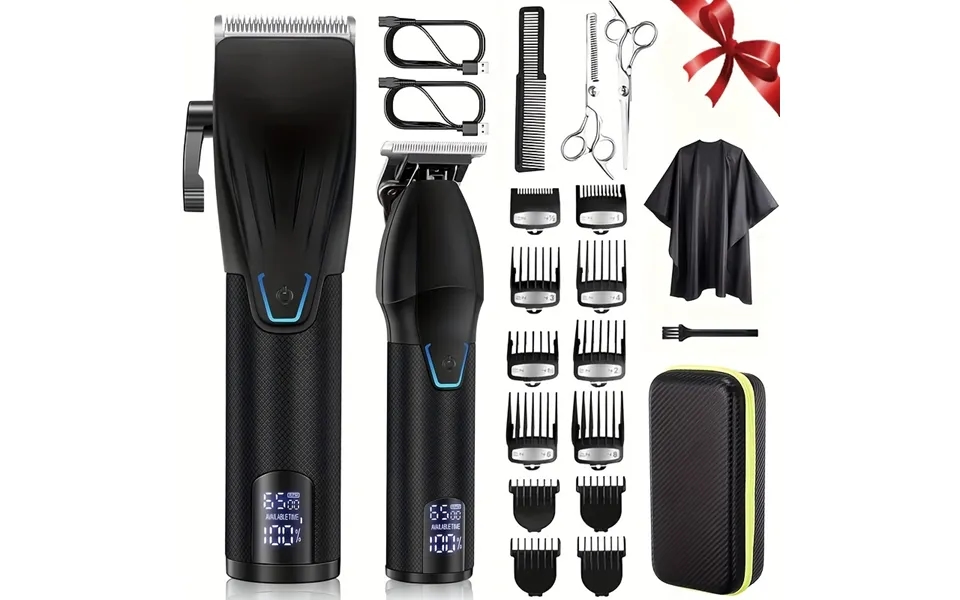 Hair Clipper And Hair Trimmer Kit Professional Hair Clippers For Men Cordless Barber Clippers Machine Rechargeable Outli