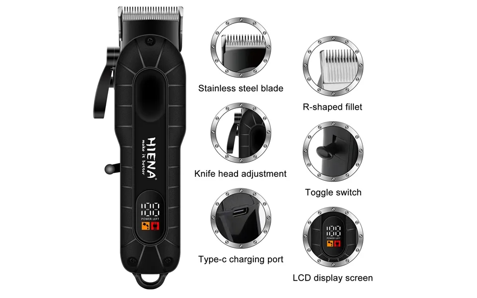 Hair Clipper Electric Shaving Professional Oily Head Hairdressing Carving Electric Clippers Bald Head Shaving Hair Clipp