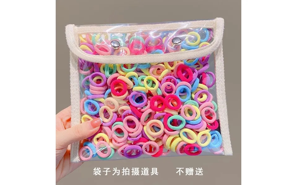 Hair Rope Children's Rubber Band Does Not Hurt Hair Elastic Towel Ring Cute High-value Small Hair Ring Girls Hair Rope H