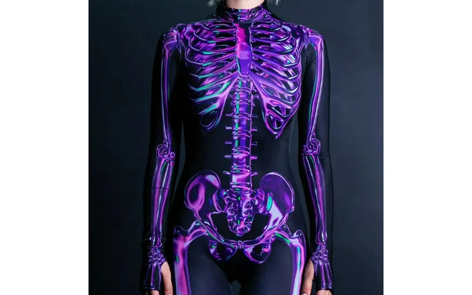 Halloween European And American Fashion Parent-child Outfit Skull Trousers Jumpsuit