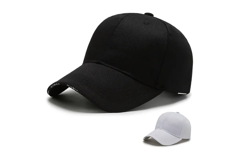 Hat Men's Korean Fashion Sun Hat Outdoor Sandwich Light Plate Baseball Cap Women's Black Spring And Autumn Sports Cap