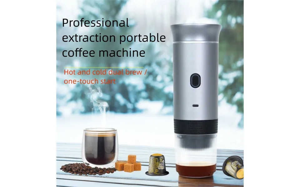 Heating Small Italian Espresso Portable Machine Coffee Powder Size Capsule Three-in-one