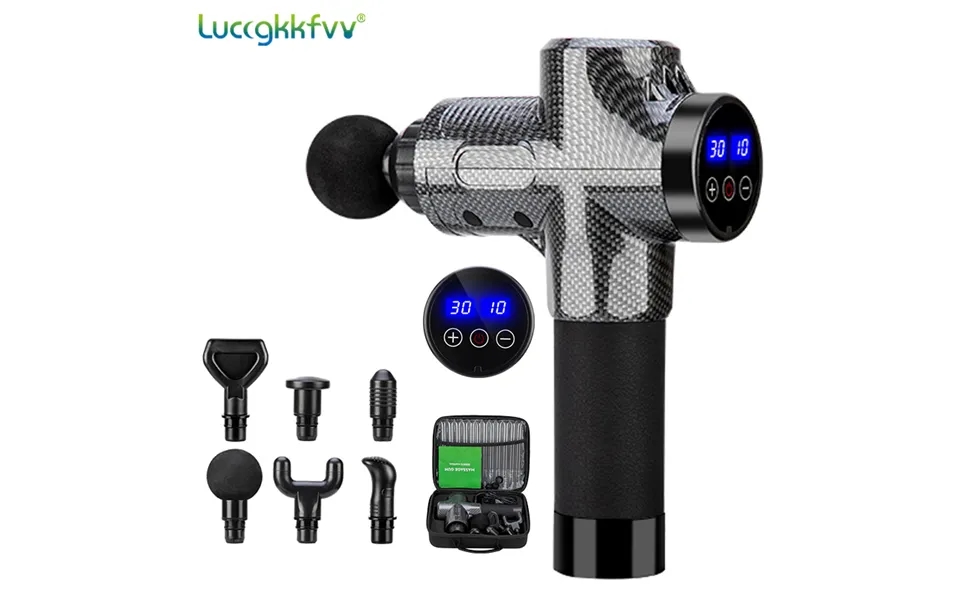 High Frequency Massage Gun Muscle Relax Body Relaxation Electric Massager With Portable Bag For Fiess