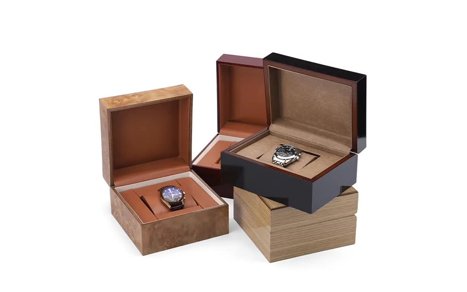 High-grade Mahogany Watch Box - Wooden Watch Display Box