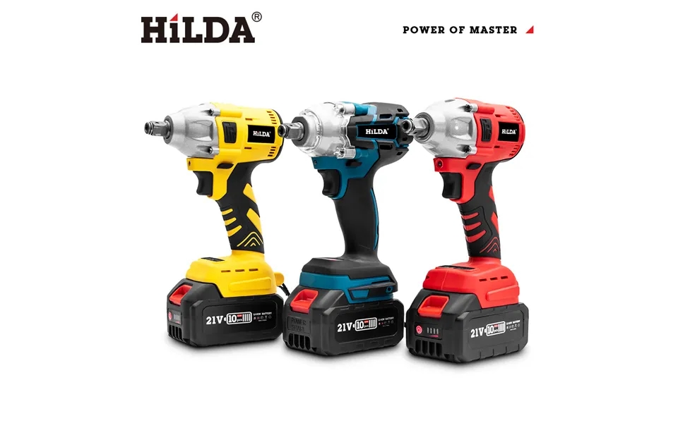 Hilda 21v Cordless Lithium-ion Impact Wrench With 22mm Socket - 320nm Max Torque