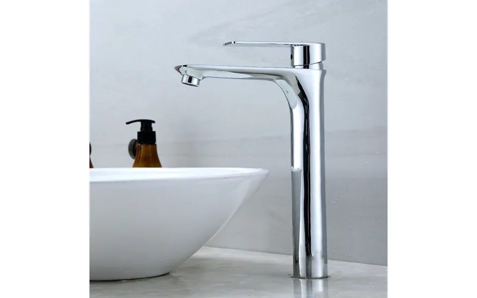 Home Furniture All Copper Heightened Basin Faucet Hot And Cold Mixed Water Bathroom Toilet Above Counter Basin Wash Basi