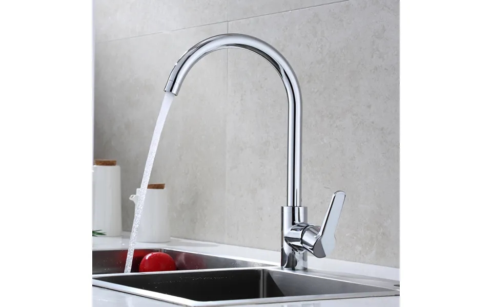 Home Furniture Kitchen Hot And Cold Water Faucet Splash Proof Rotatable Vegetable Sink Faucet Single Hole Seated Faucet