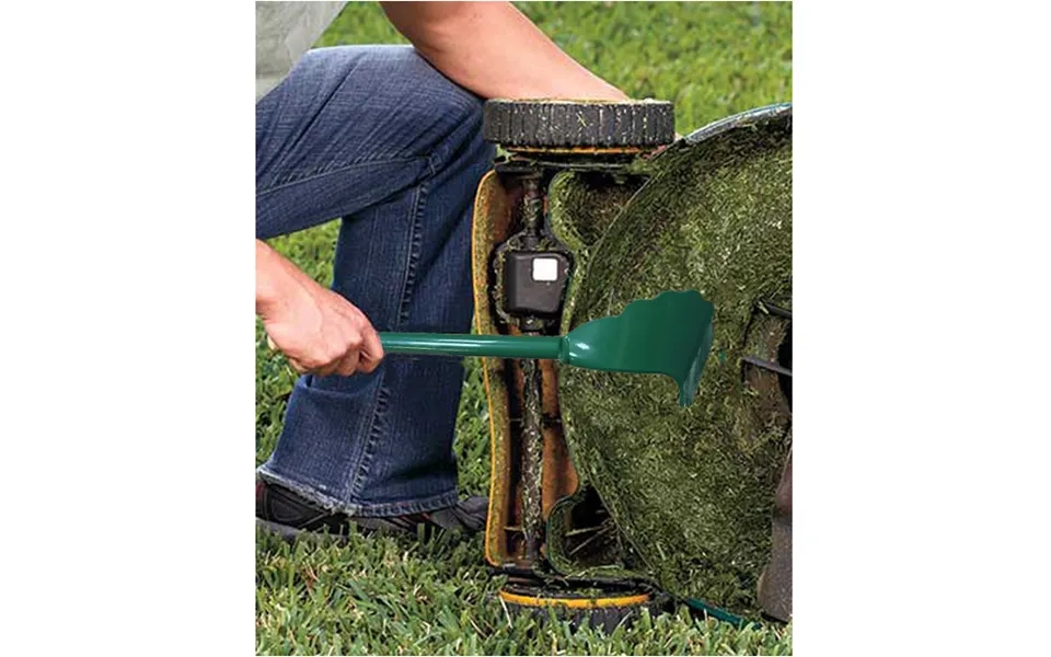 Home Furniture Popular Gardening Lawn Mower Blade Cleaner Lawn Mower Cleaning Tool Scraper Cleaning Brush