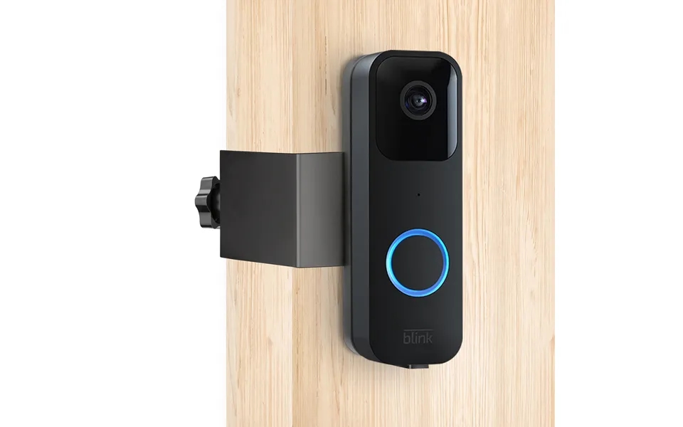 Home Furniture Private Model Blink Doorbell Bracket Punch Free Anti Theft Fixed Door Clamp Metal Bracket