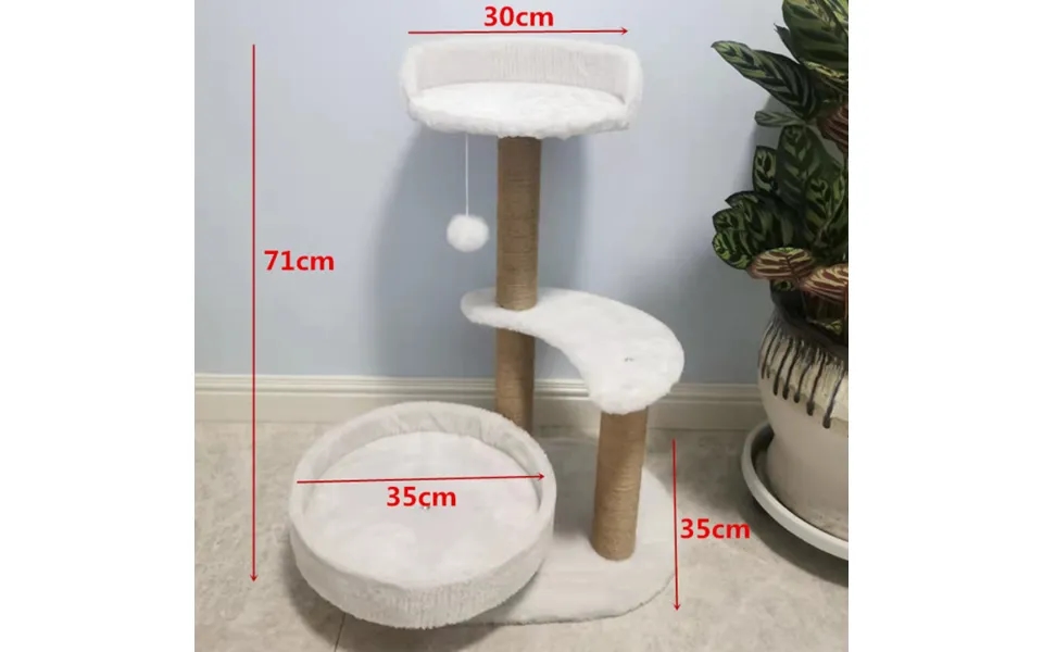 House Pet Supplies Climbing Frame Post Cloth Rope Toy Wear-resistant Non-shedding Cat Scratching Board