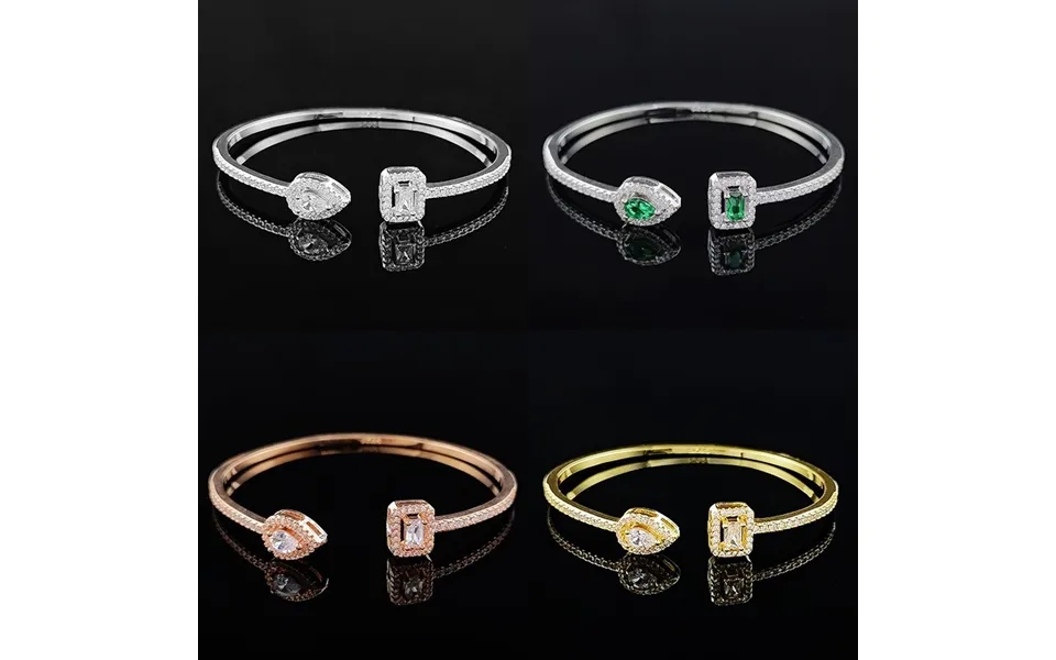 Irregular Bracelet Opening Adjustable Personality Versatile Light Luxury Design 5214