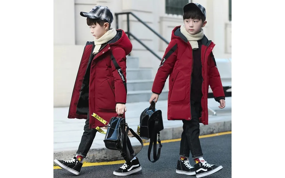 Kid's Clothing Children's Medium Long Padded Jacket Large Padded Boy's Padded Jacket