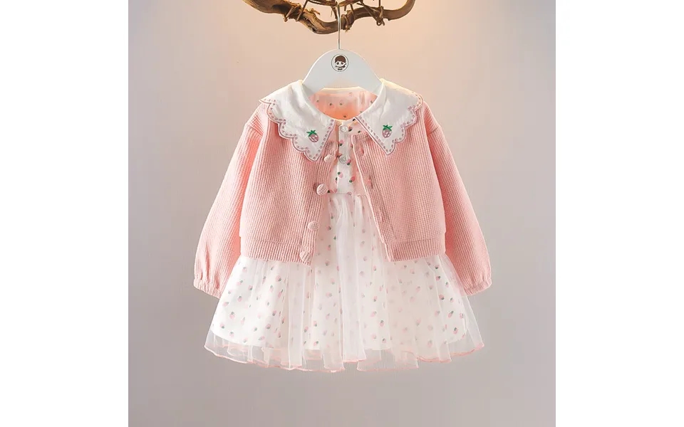 Kid's Clothing Girls' Long-sleeved Two-piece Knitwear Set For 1-3 Year Old Girls Baby Autumn Clothes