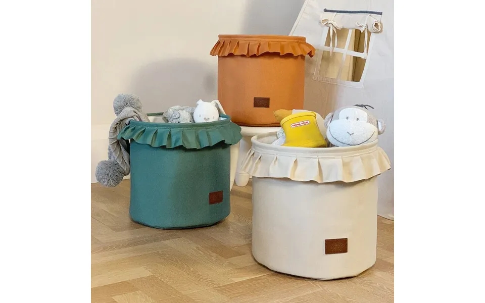 Kids Toys Storage Basket Waterproof Dirty Clothes Basket Anti-dust Room Organizer Folding Basket Storage Bucket For Girl