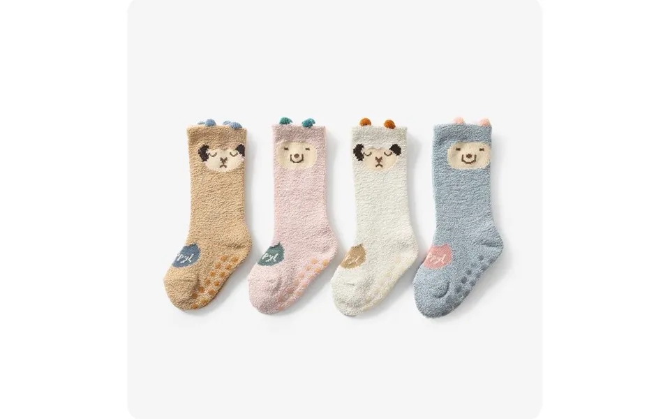 Kids'socks Children's Socks Winter New Imitation Mink Hair Girl's Socks Newborn Warm Baby Socks Mid-tube Socks