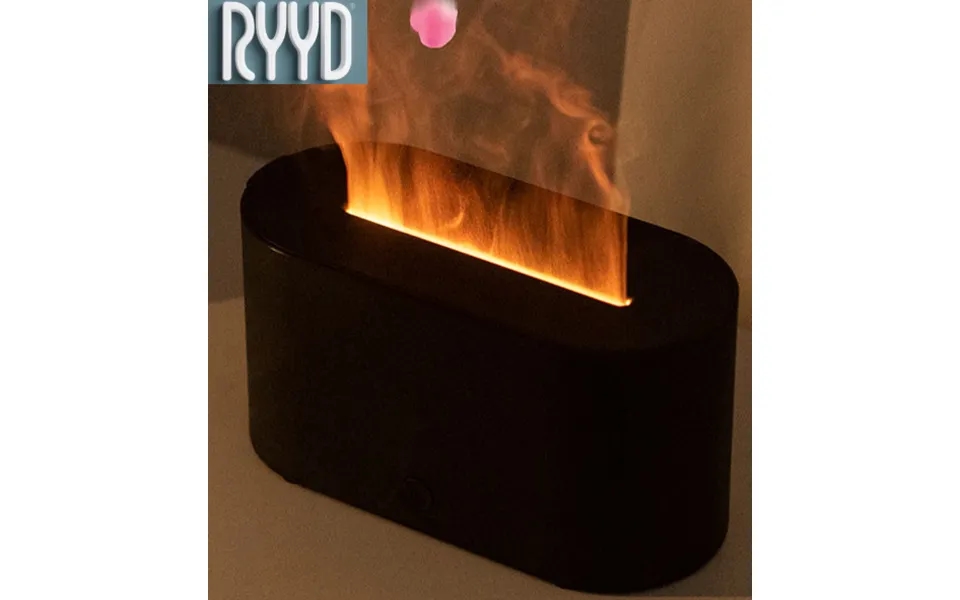 Lamp Ryyd Flame Aroma Diffuser Fragrance Hine Humidifier Ultrasonic Household Bedroom Office Desktop Small Bedside Livin