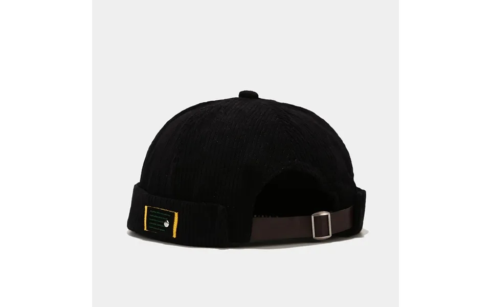 Landlord Hat Version Of The New Personality Label Corduroy Yuppie Hat Men's Trendy Harajuku Retro Melon Skin Hat Women