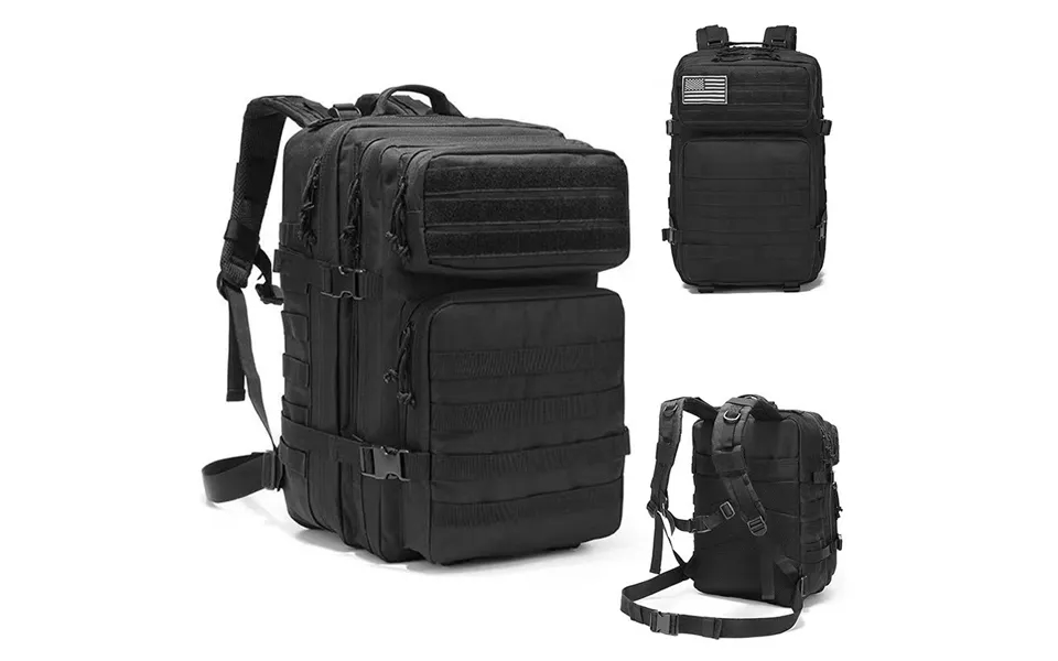 Large Capacity 45l Backpack Waterproof Wear Tactical Bag 3p Attack Backpack Camouflage Backpack