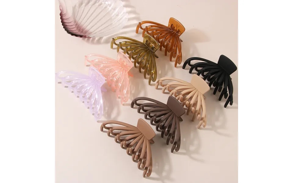 Large Frosted Grab Clip Keel Shark Clip Octopus Hair Clip Disc Hair Clip Wholesale