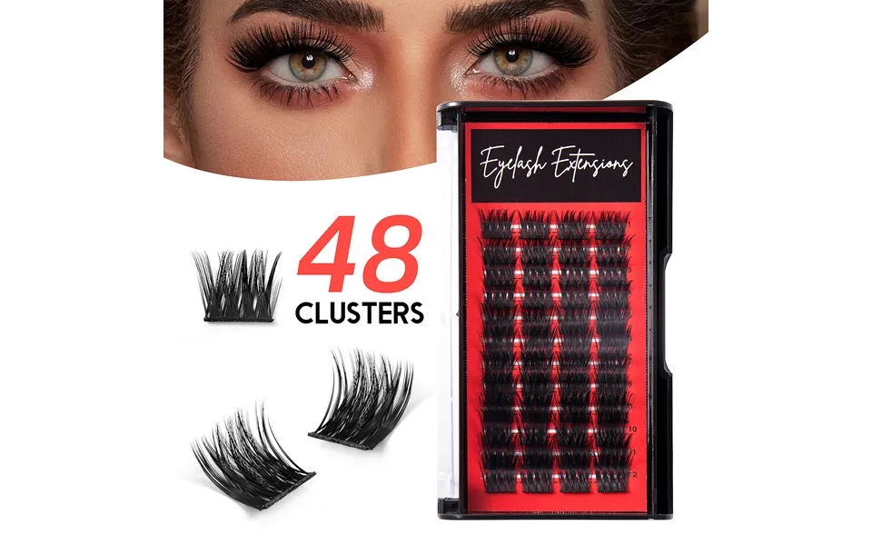 Lash Extension Set Large Capacity Single Tufted Hair Section False Eyelashes Naturally Thick Lashes