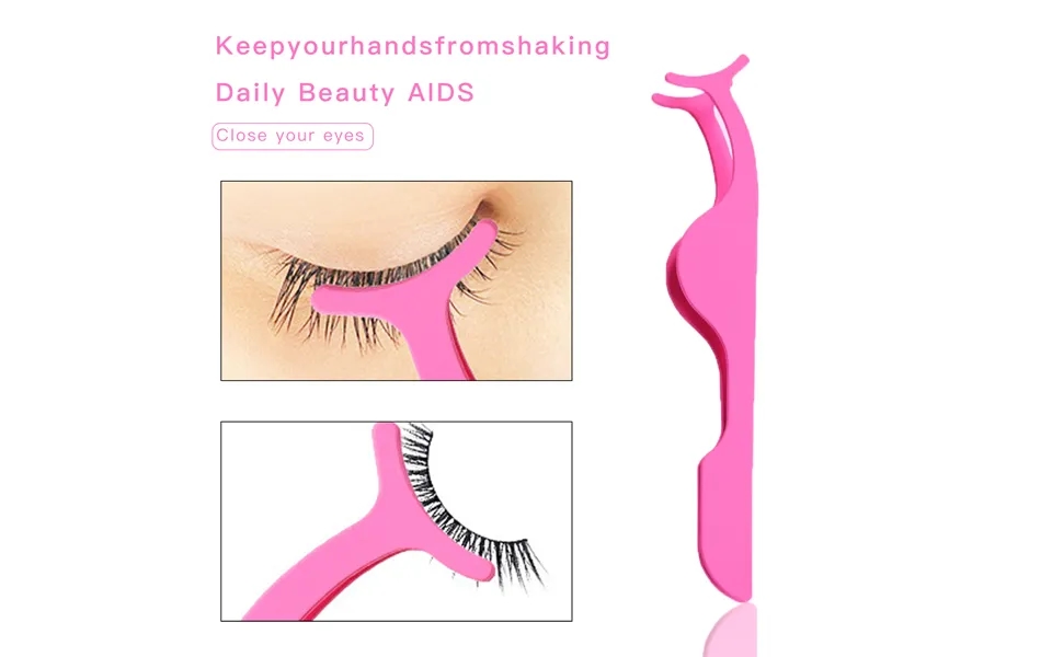 Lash Extension Set Stainless Steel Eyelash Curler False Eyelash Assistant Eyelash Tweezers Beauty And Makeup Tools Eyela