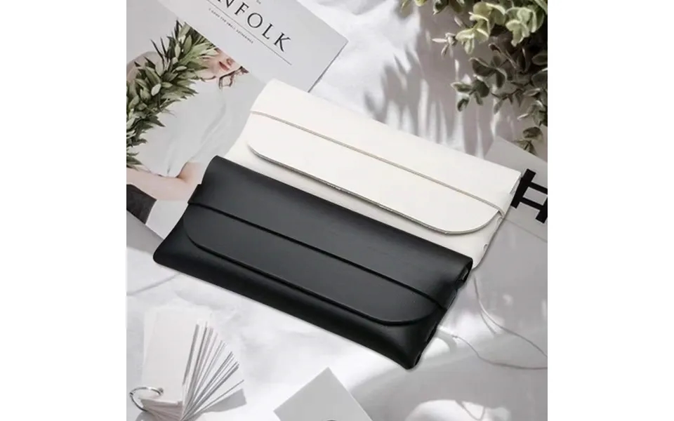 Leather Handmade Glasses Case Durable Portable Card Strap Sunglasses Bag Pvc Leather Glasses Soft Bag Glasses Leather Ca