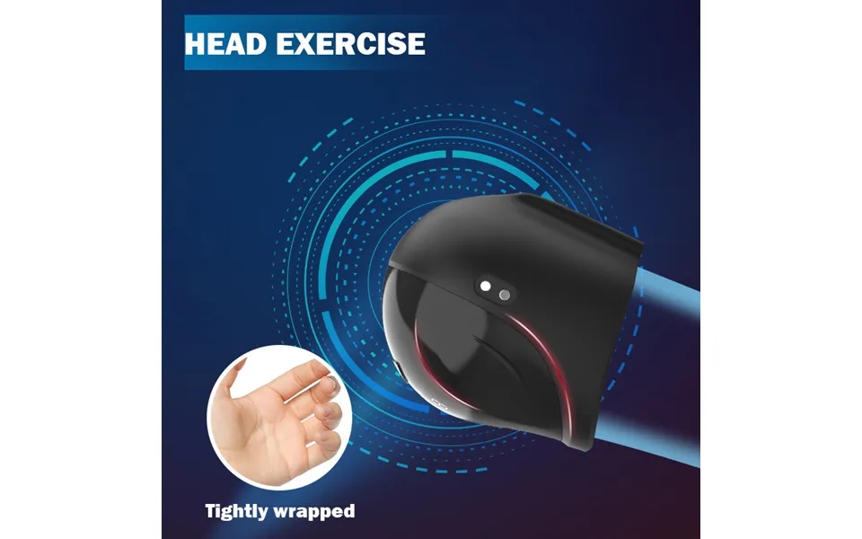 Led Digital Display Knight Training Device Electric Ghost Head Vibration Exercise