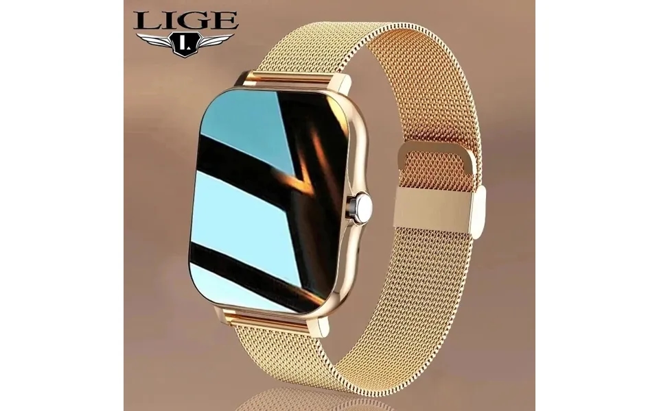 Lige Smartwatch Für Männer Frauen Geschenk Voll-touchscreen Sport Fitness Uhren Bluetooth Anrufe Digitale Smartwatch Arm