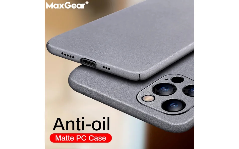 Luxury Matte Shockproof Hard Pc Case For Iphone 14 13 12 11 Pro Max Mini X Xr Xs 8 7 Plus Se 3 Simple Ultra Thin Back Co