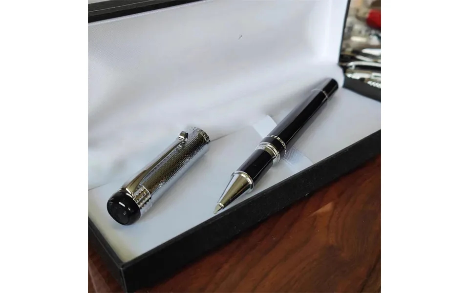 Luxury Starwalker 163 Dark Blue Metal Ballpoint Pen Rollerball Pen Fountain Pens Stationery Office School Supplies With