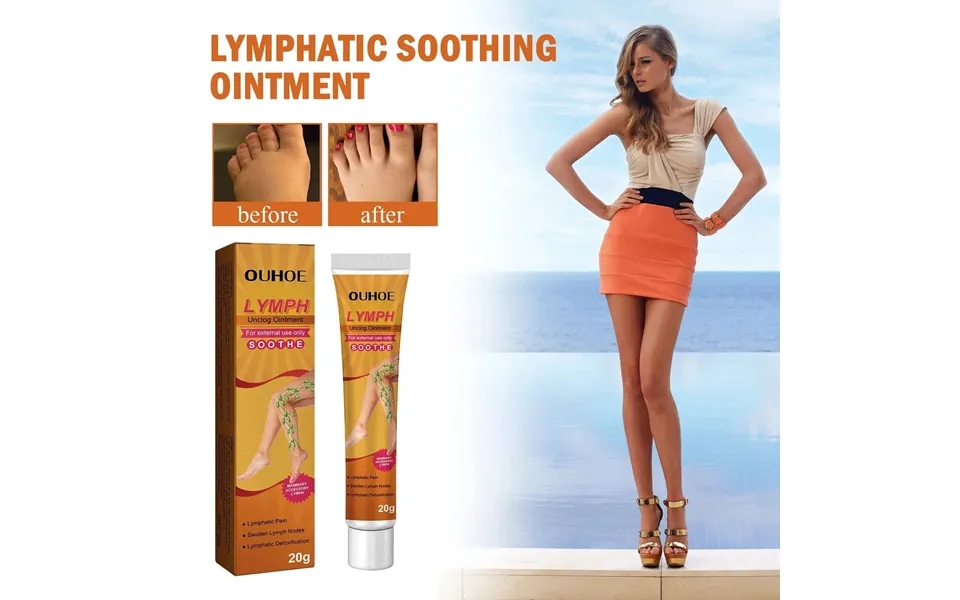 Lymphatic Detox Cream Armpit Lymph Unclogging Mammary Accessory Lymph Ointment Lymph Node Anti-swelling Smooth Body Rela
