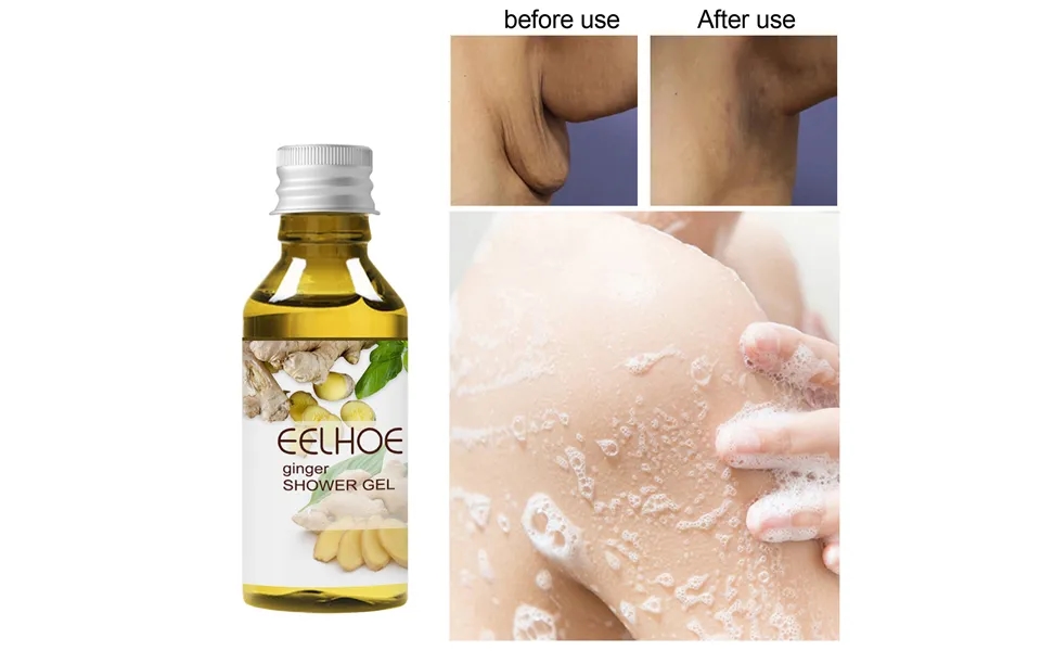 Lymphatic Herbal Shower Gel Moisturizing Skin Relieve Armpit Lymphatic Pain Ginger Oil For Neck Armpit Anti Swelling 50m