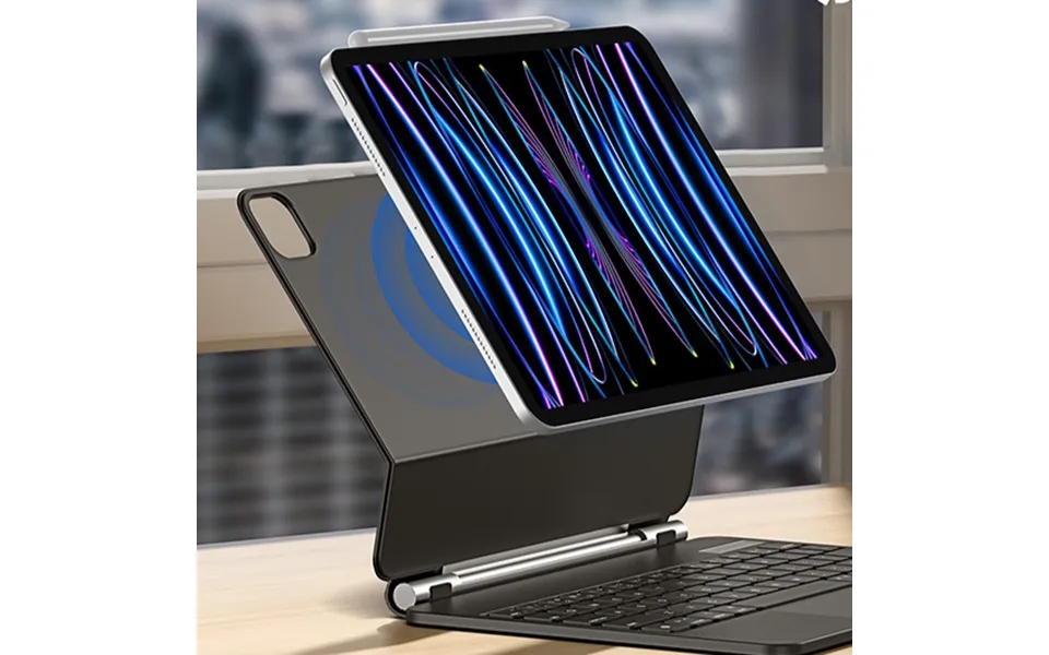 Magnetic Floating Keyboard Ultra Thin Bluetooth Touch Control With Seamless Auto Pairing