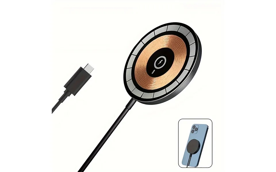 Magnetic Wireless Charger - 15w Fast Charging Wireless Charger