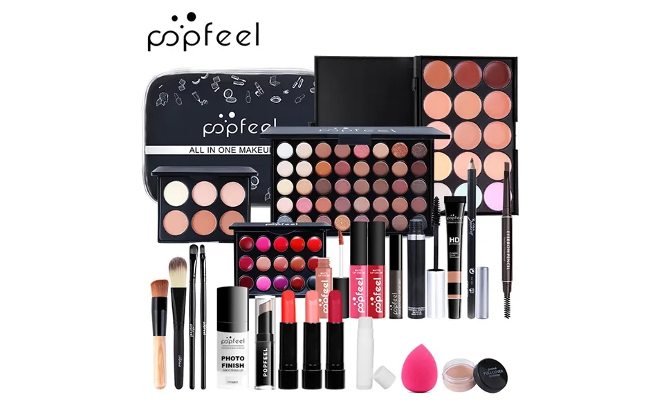 Makeup Kit All In One Full Facial Makeup Set Eye Shadow Lip Gloss Eyeliner Makeup Brushes Cosmetics Bag Makeup Products
