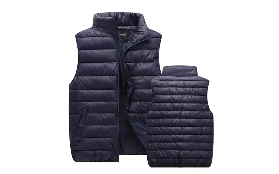 Men's Clothing Couple Cotton Vest Autumn And Winter Style Slim Hooded Large Size Down Cotton Vest For Men And Women Down