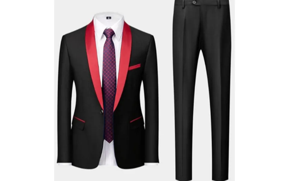 Men's Clothing Men's Suit Business Casual Suit Men's Two-piece Best Man Suit Wedding Suit