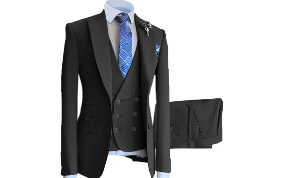 Men's Formal Two-piece Suit - Slim Fit Wedding & Business Suit Premium Wool Blend