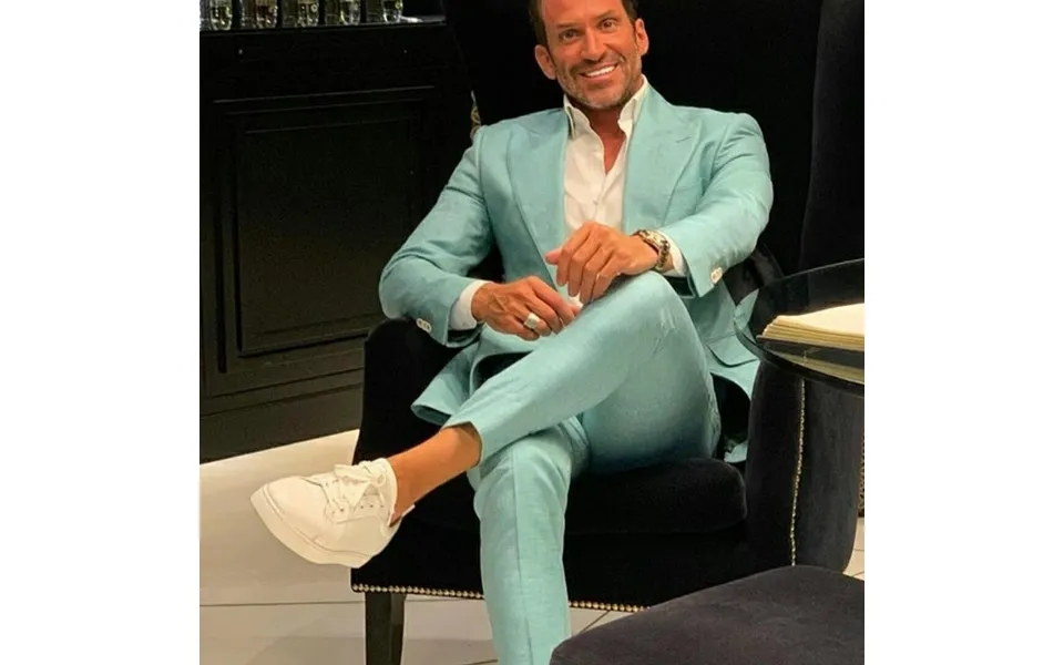 Men's Mint Green Business Casual Suit Men's Two-piece Groomsman Suit Wedding Banquet Suit