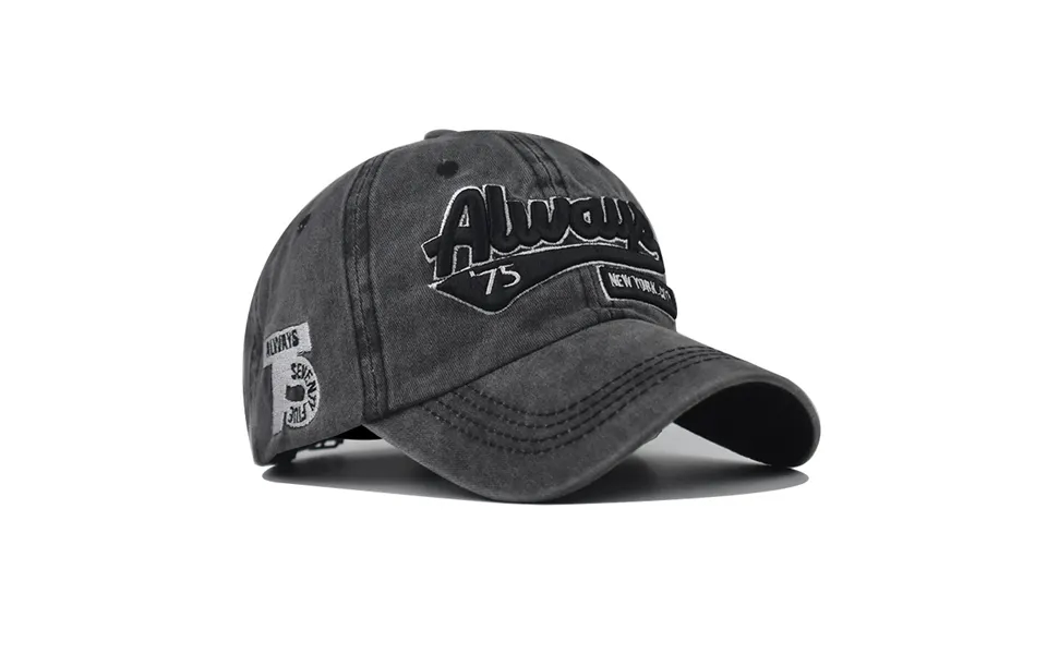 Men's Monogrammed Embroidered Baseball Cap - Cotton Adjustable Outdoor Casual Cap