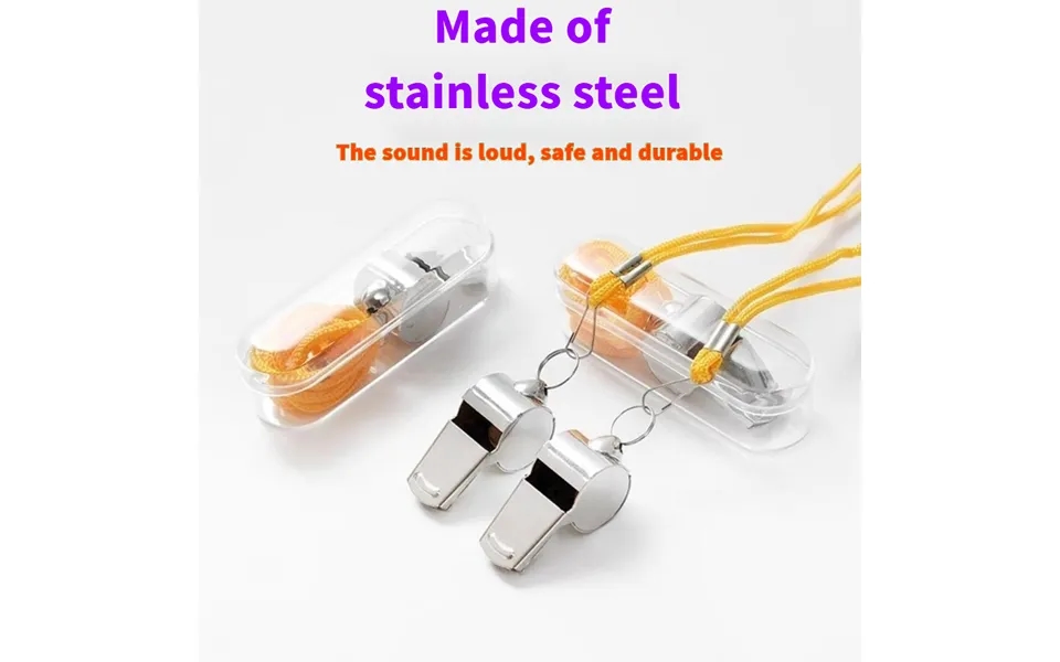 Metal Whistle Stainless Steel Whistle Gym Teacher Whistle Sport Whistle