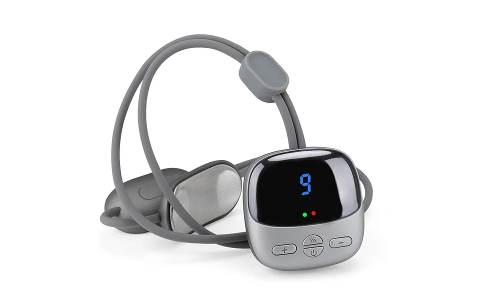 Microcurrent Cervical Spine Smart Tens Ems Portable Hot Compress Shoulder And Neck Massager Muscle Stimulator Relax