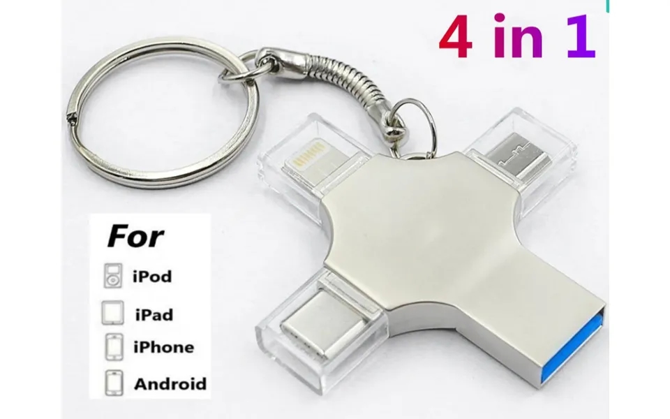 Mobile Phone 4-in-1 Compatible With Android Otg Cross-border E-commerce Usb Flash Drive 1tb 2tb